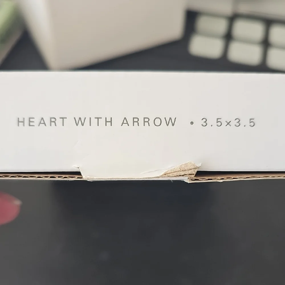 Z Gallerie Heart W/Arrow Jeweled Picture Frame